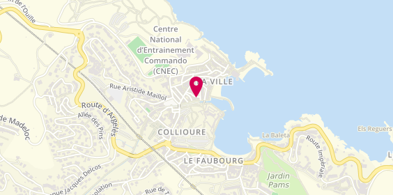 Plan de Creperie Bretonne, 10 avenue Camille Pelletan, 66190 Collioure