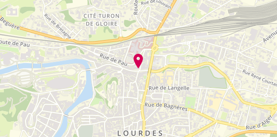 Plan de L'Epicerie de la Grotte, 14 Boulevard de la Grotte, 65100 Lourdes