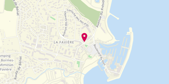 Plan de La Crêpe d'Or, 252 Boulevard du Front de Mer, 83230 Bormes-les-Mimosas