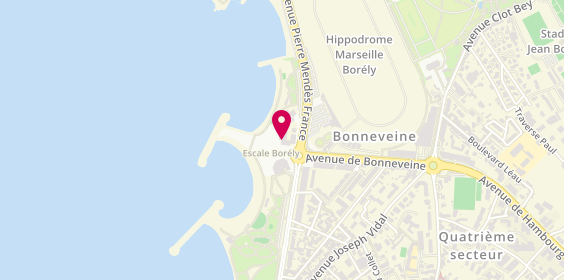 Plan de L'EQUINOXE - Brasserie Restaurant, 142 avenue Pierre Mendès France, 13008 Marseille