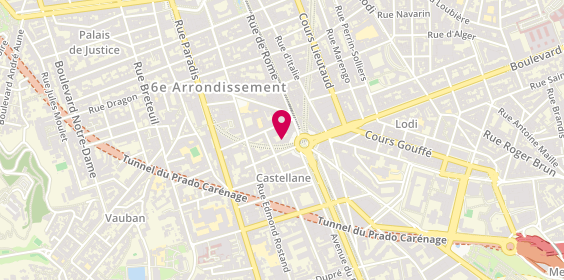 Plan de Creperie Marseillaise, 14 place Castellane, 13006 Marseille