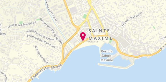 Plan de La Crêperie, 6 Avenue Charles de Gaulle, 83120 Sainte-Maxime