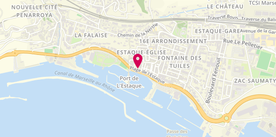 Plan de Gelati Nino, 42 Plage Estaque, 13016 Marseille