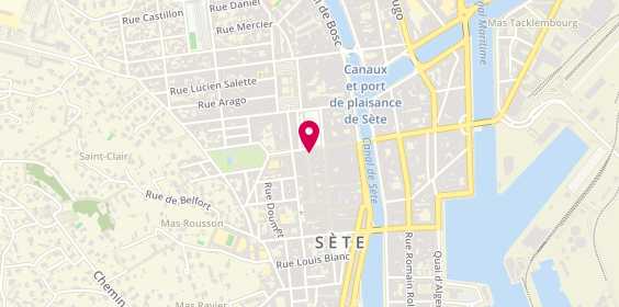 Plan de Cafe Fleurette, 28 Rue Alsace Lorraine, 34200 Sète