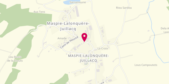 Plan de La crêpe à Gaby, 4 Chemin Lamarque, 64350 Maspie-Lalonquère-Juillacq