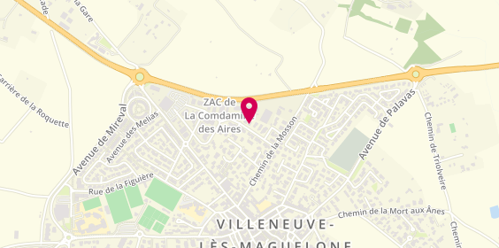 Plan de Le Huit-Cafe Ludique, 8 Rue des Ibis, 34750 Villeneuve-lès-Maguelone