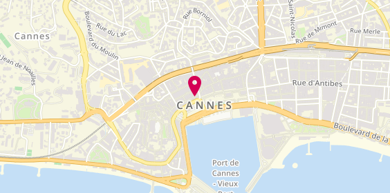 Plan de La Bigoudène, 62 Rue Meynadier, 06400 Cannes