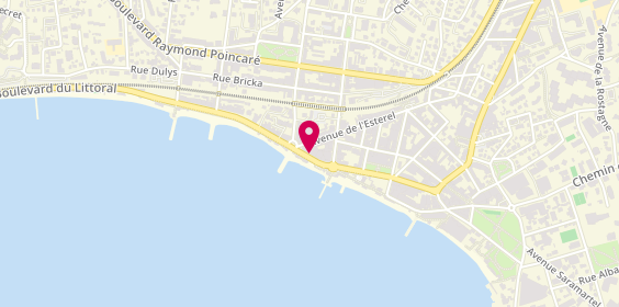 Plan de Coco Beach 43, 43 Boulevard Charles Guillaumont, 06160 Antibes