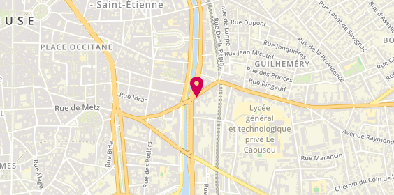 Plan de Le Menhir, 14 Rue du Pont Guilheméry, 31000 Toulouse