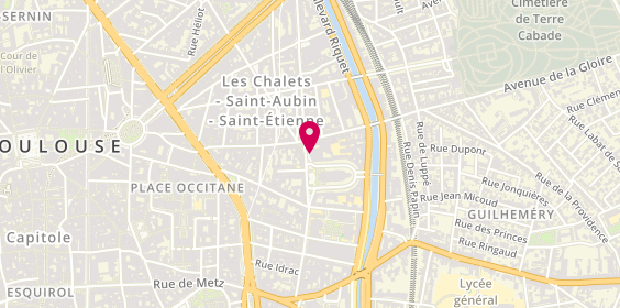 Plan de Le Déclic, 30 Rue Pierre-Paul Riquet, 31000 Toulouse