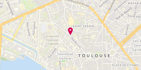 Plan de Le Galuchat, 40 Rue des Lois, 31000 Toulouse