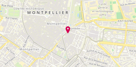 Plan de Crêperie de la Comédie, 12 place de la Comédie, 34000 Montpellier