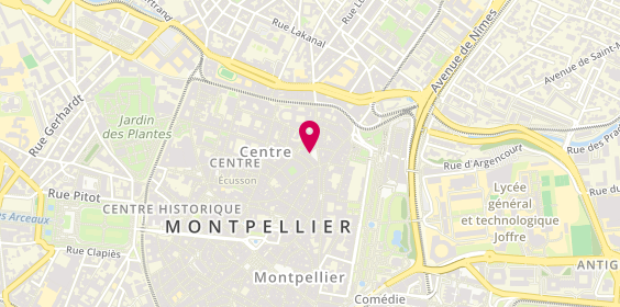 Plan de Les Casseroles en Folies, 5 place de la Chapelle Neuve, 34000 Montpellier