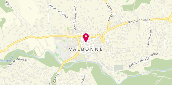 Plan de La Pause Bohème, 16 Rue de la Fontaine, 06560 Valbonne