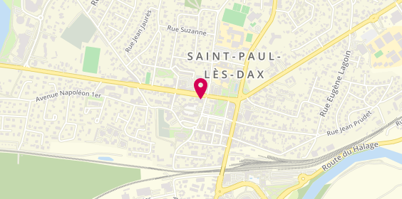 Plan de Le Temps d'Une Crep, 181 avenue de la Résistance 181, 40990 Saint-Paul-lès-Dax