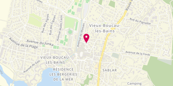 Plan de La Crêperie, 48 Promenade du Mail, 40480 Vieux-Boucau-les-Bains