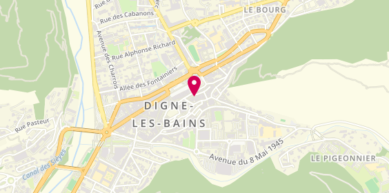 Plan de Les Boucaniers, 4 Rue de la Glacière, 04000 Digne-les-Bains