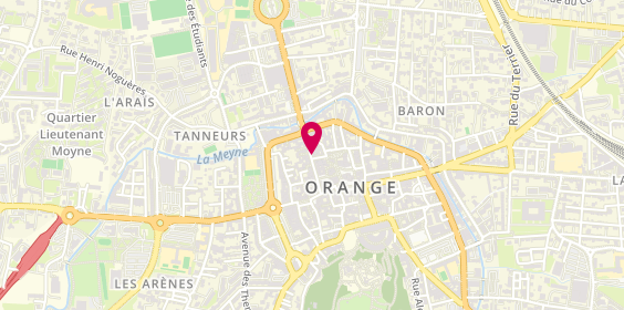 Plan de Au Chant de l'Heure, 20 Bis Rue Victor Hugo
21 Rue Notre Dame, 84100 Orange