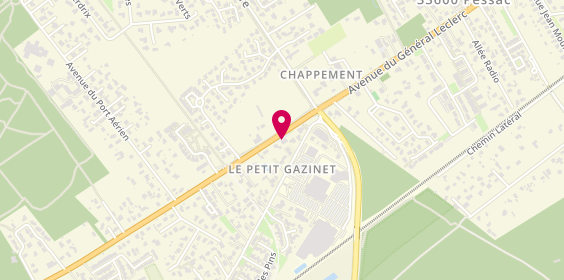 Plan de Cote Bistrot, 2 Bis avenue du Maréchal de Lattre de Tassigny, 33610 Cestas