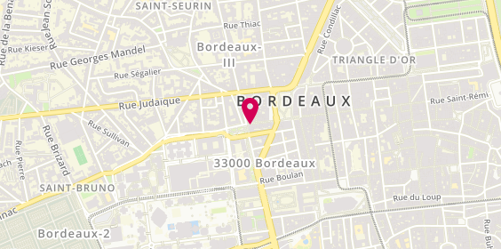 Plan de La Crêpe d'Angèle, 20 Rue Georges Bonnac, 33000 Bordeaux