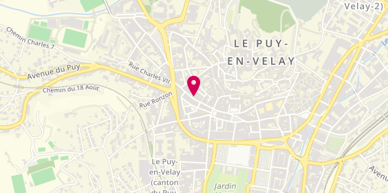 Plan de Aux Beaux Thés du Monde, 46 Rue Pannessac, 43000 Le Puy-en-Velay
