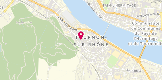 Plan de Creperie, 14 Grande Rue, 07300 Tournon-sur-Rhône