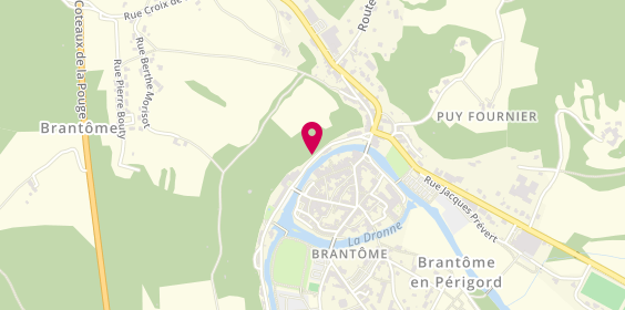 Plan de La Mandoline, 8 Boulevard Charlemagne, 24310 Brantôme-en-Périgord
