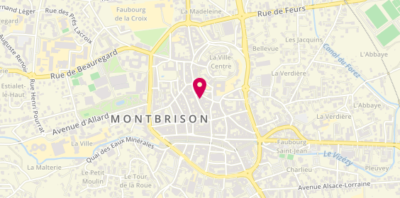 Plan de Le Brigantin, 22 Rue Martin Bernard, 42600 Montbrison