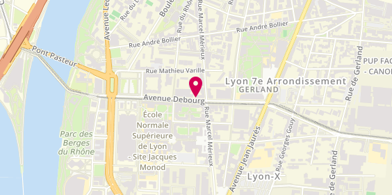 Plan de Bigoudène, 21 avenue Debourg, 69007 Lyon
