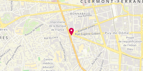 Plan de Le Celtique Café, 50 avenue Pasteur, 63400 Chamalières
