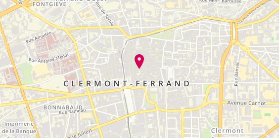 Plan de La Grignoterie, 29 Rue des Chaussetiers, 63000 Clermont-Ferrand