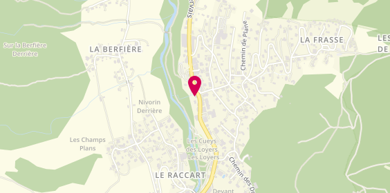 Plan de Crêperie Les Airelles, 180 Route de Notre Dame de la Gorge, 74170 Les Contamines-Montjoie