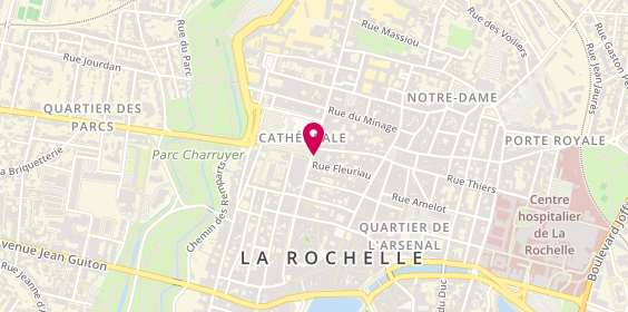 Plan de Crêperie de Verdun, 30 Rue Chaudrier, 17000 La Rochelle