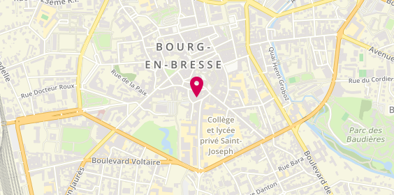 Plan de Creperie la Bigoudène, 22 Rue Jules Migonney, 01000 Bourg-en-Bresse