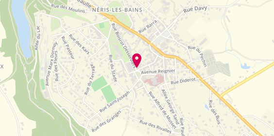 Plan de La Comté, 4 Rue Boisrot Desserviers, 03310 Néris-les-Bains