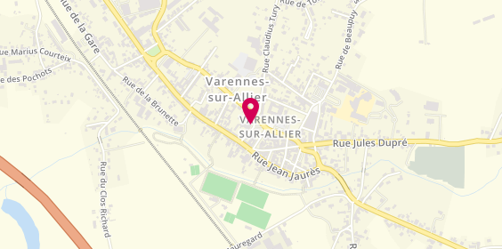 Plan de La Régalette, 8 Rue Hôtel de Ville, 03150 Varennes-sur-Allier