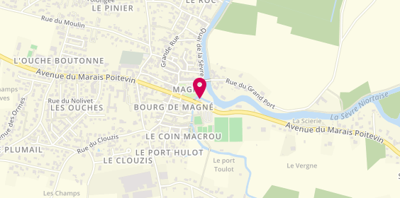Plan de Crêperie du Bief, 270 avenue du Marais Poitevin, 79460 Magné
