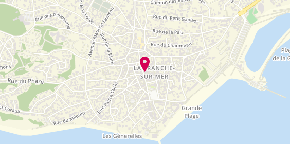 Plan de Le Goldwing, 3 Rue Victor Hugo, 85360 La Tranche-sur-Mer