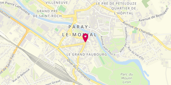 Plan de La Crêperie Restaurant, 27 Rue des 2 Ponts, 71600 Paray-le-Monial