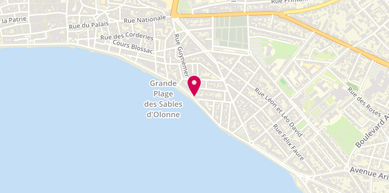Plan de Le Surf, 2 Rue Guynemer, 85100 Les Sables-d'Olonne