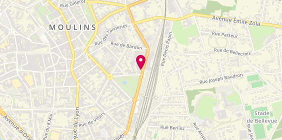 Plan de Le Bouch'A Oreil, 3 Rue Marcellin Desboutins Rue, 03000 Moulins