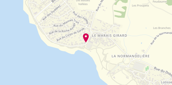 Plan de L'Oasis, 1 avenue de la Grande Roche, 85470 Bretignolles-sur-Mer
