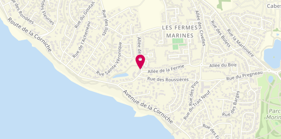 Plan de Créperie des Fermes Marines, 30 Rue du Corque, 85470 Bretignolles-sur-Mer