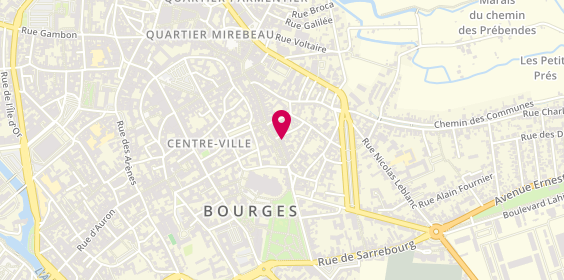 Plan de Creperie des Remparts, 59 Rue Bourbonnoux, 18000 Bourges