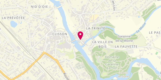 Plan de L'Atelier de Laurence, 3 Bis Rue Saint-Antoine, 44190 Clisson