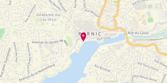 Plan de Créperie la Fraiseraie, 37 Place du Petit Nice, 44210 Pornic