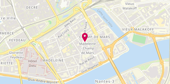 Plan de Café du Marché, 2 Rue de Mayence, 44000 Nantes