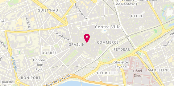 Plan de Le Milan et le Rossignol, 2 Rue Grétry, 44000 Nantes