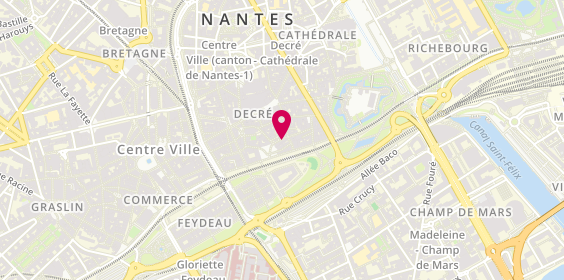 Plan de La Crêperie Jaune, 1 Rue des Échevins, 44000 Nantes