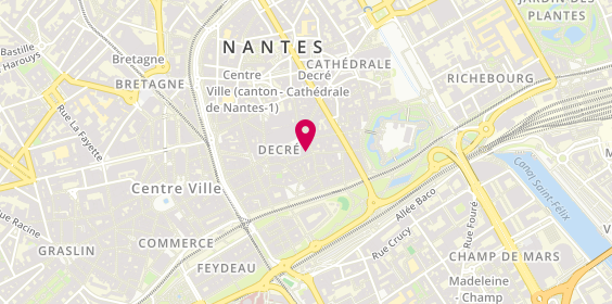 Plan de Creperie Chez Mamie Nénette, 4 Rue de la Juiverie, 44000 Nantes